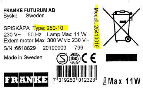 Franke label typeskilt.png