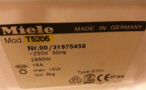 Miele label typeskilte.png